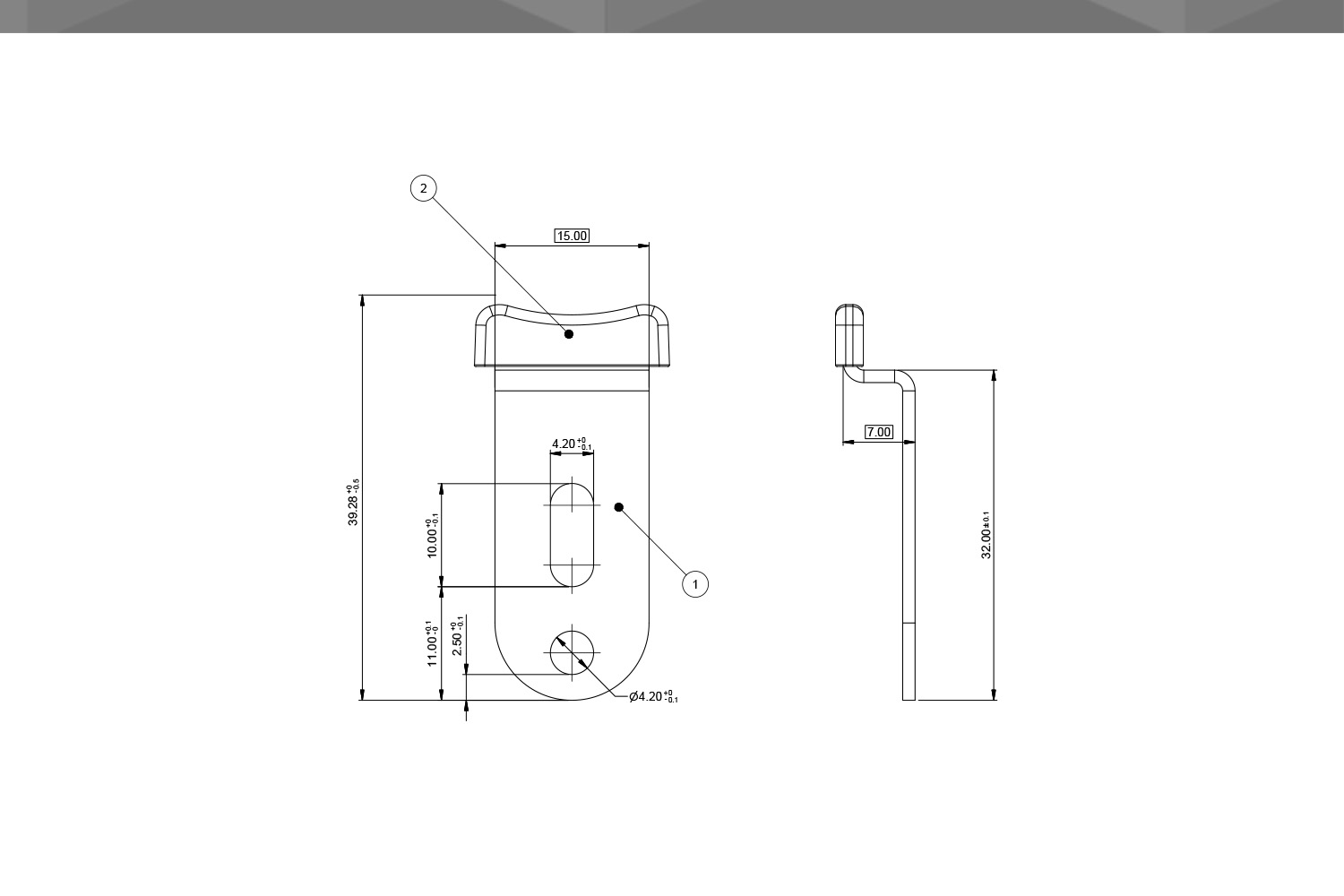 Desenho Técnico Guia RM Curva Chapa Aço Capa 2,7